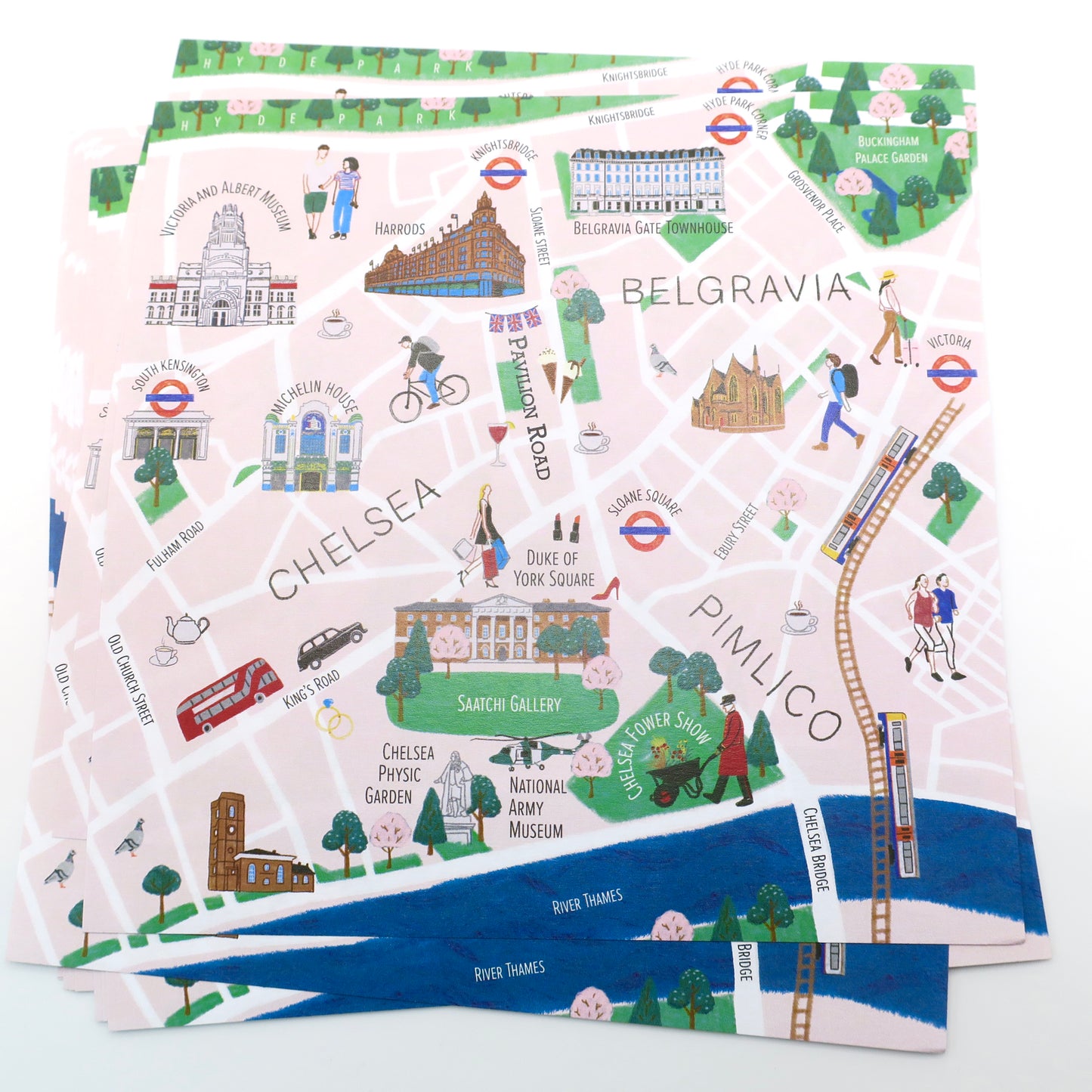 London Calling Vol. 1, London Maps Origami Paper Pack