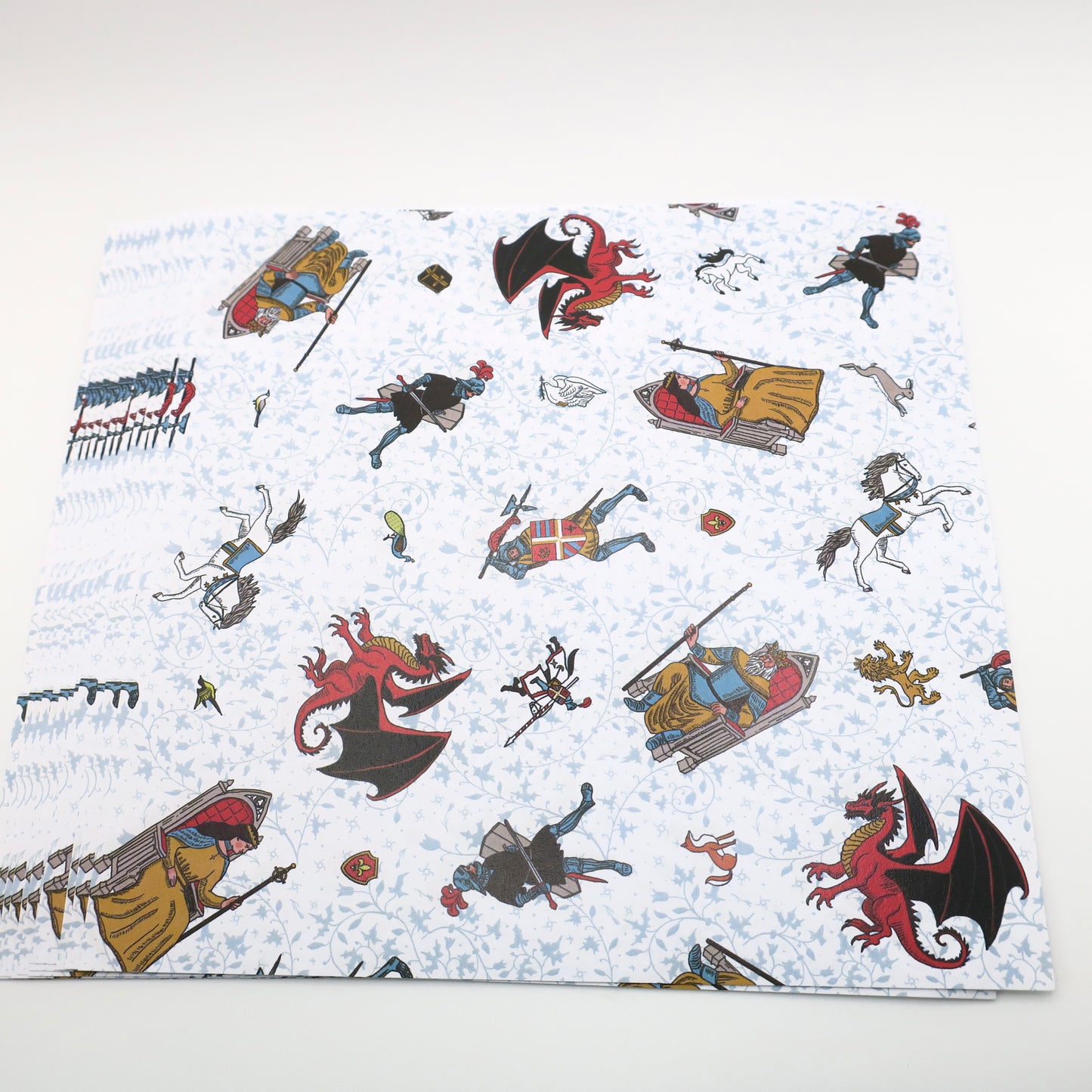 Medieval Origami Box DIY Paper Set 15x15cm