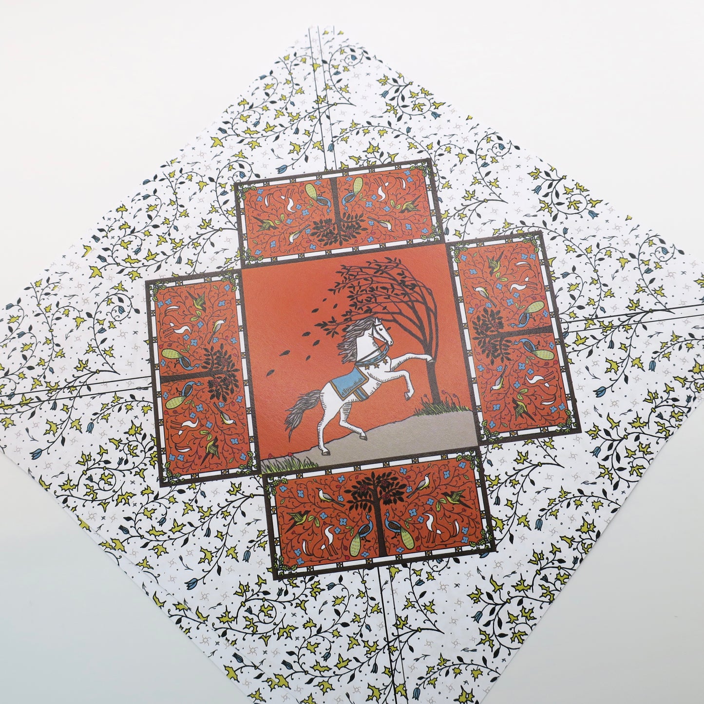 Medieval Origami Box DIY Paper Set 15x15cm