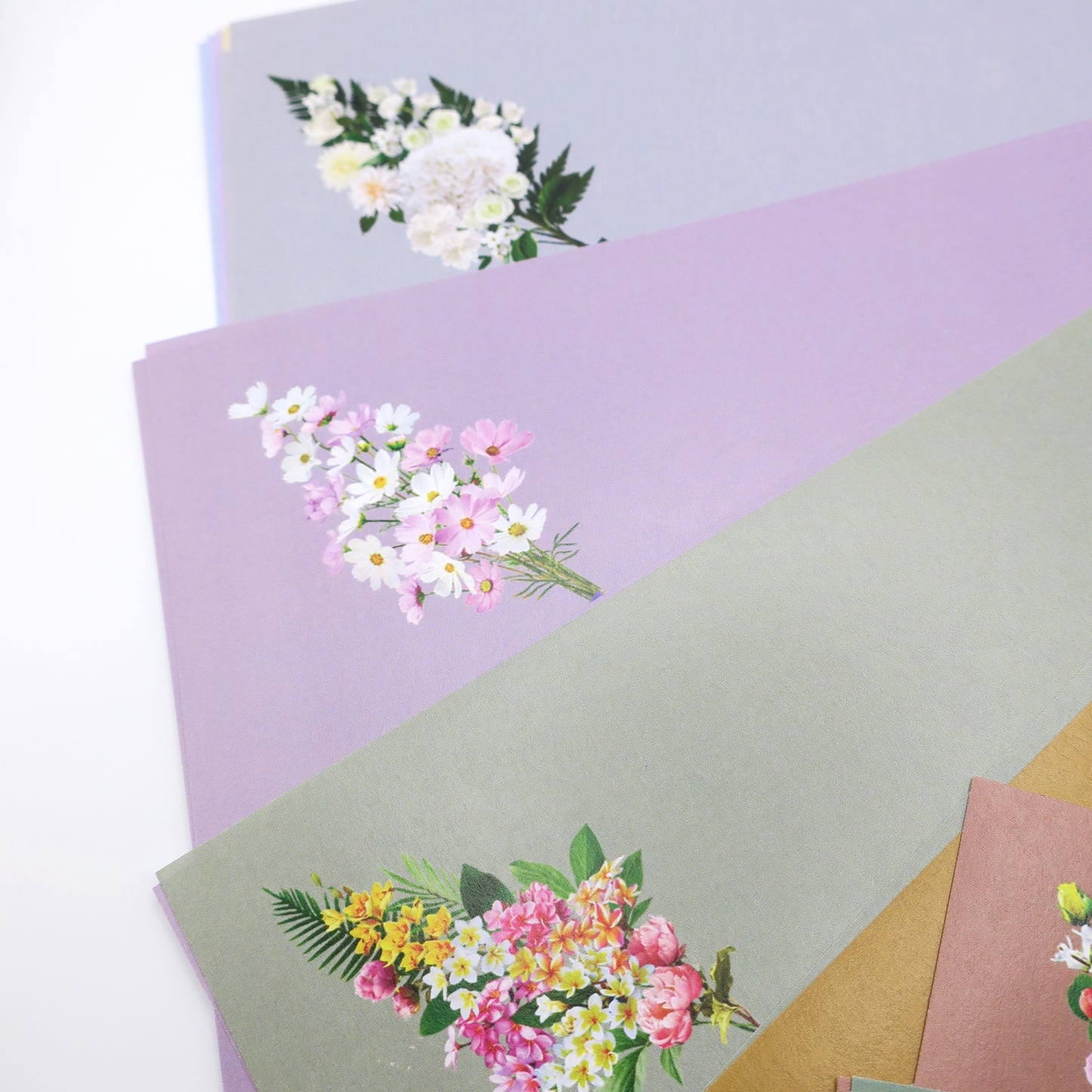 Kit de bricolage grue à fleurs en origami, 15x15 cm