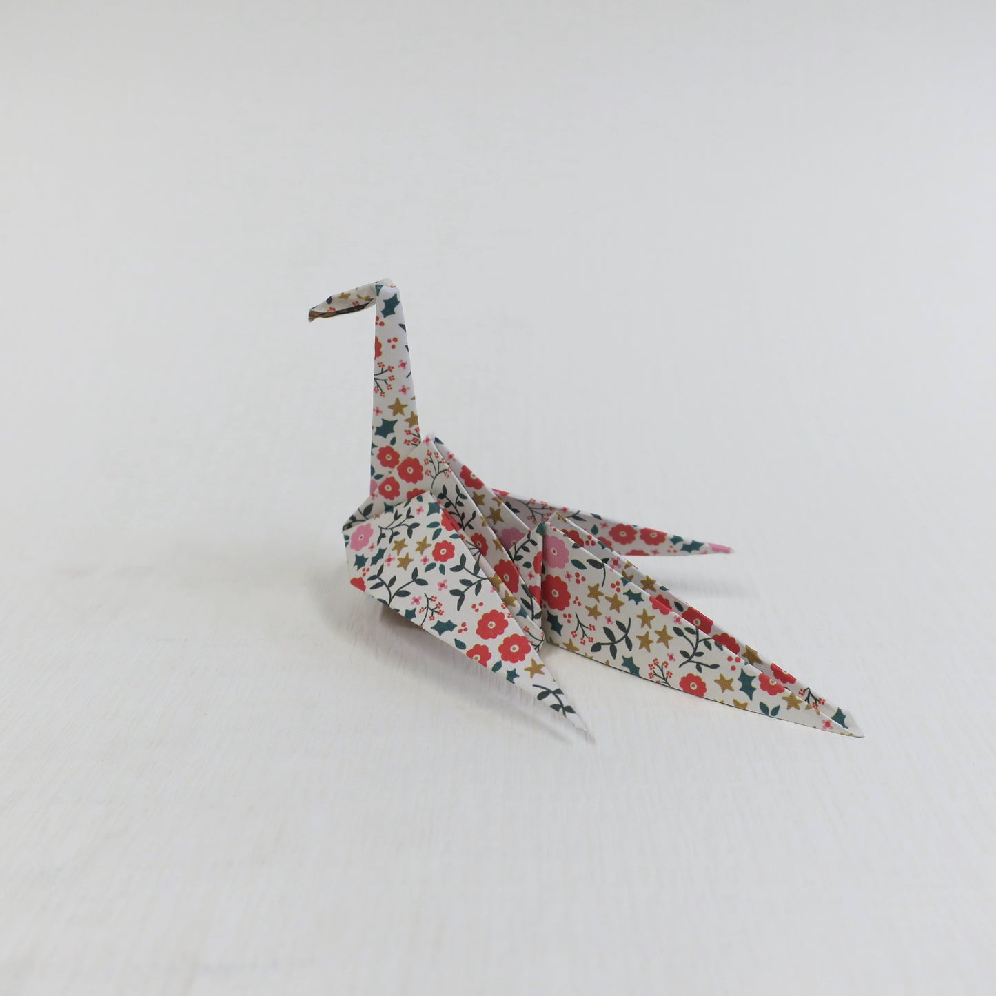 Tarjeta de lugar de grúa de origami de papel Yuzen Washi a medida, titular de la tarjeta de nombre