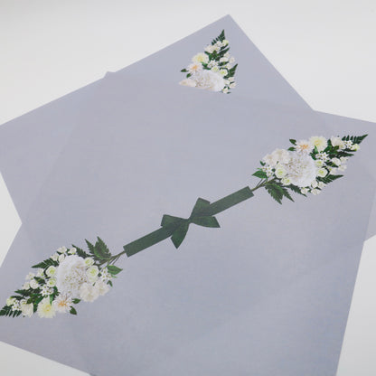 Kit de bricolage grue à fleurs en origami, 15x15 cm