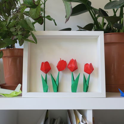 Kit de bricolaje de origami de flores, haga 10 flores de origami diferentes, 15x15 cm