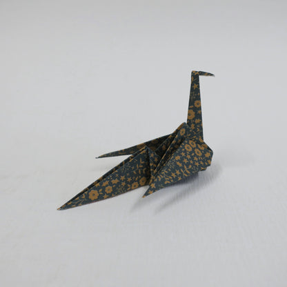 Tarjeta de lugar de grúa de origami de papel Yuzen Washi a medida, titular de la tarjeta de nombre