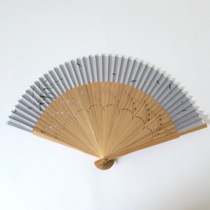New Folding Fan - Blue fish