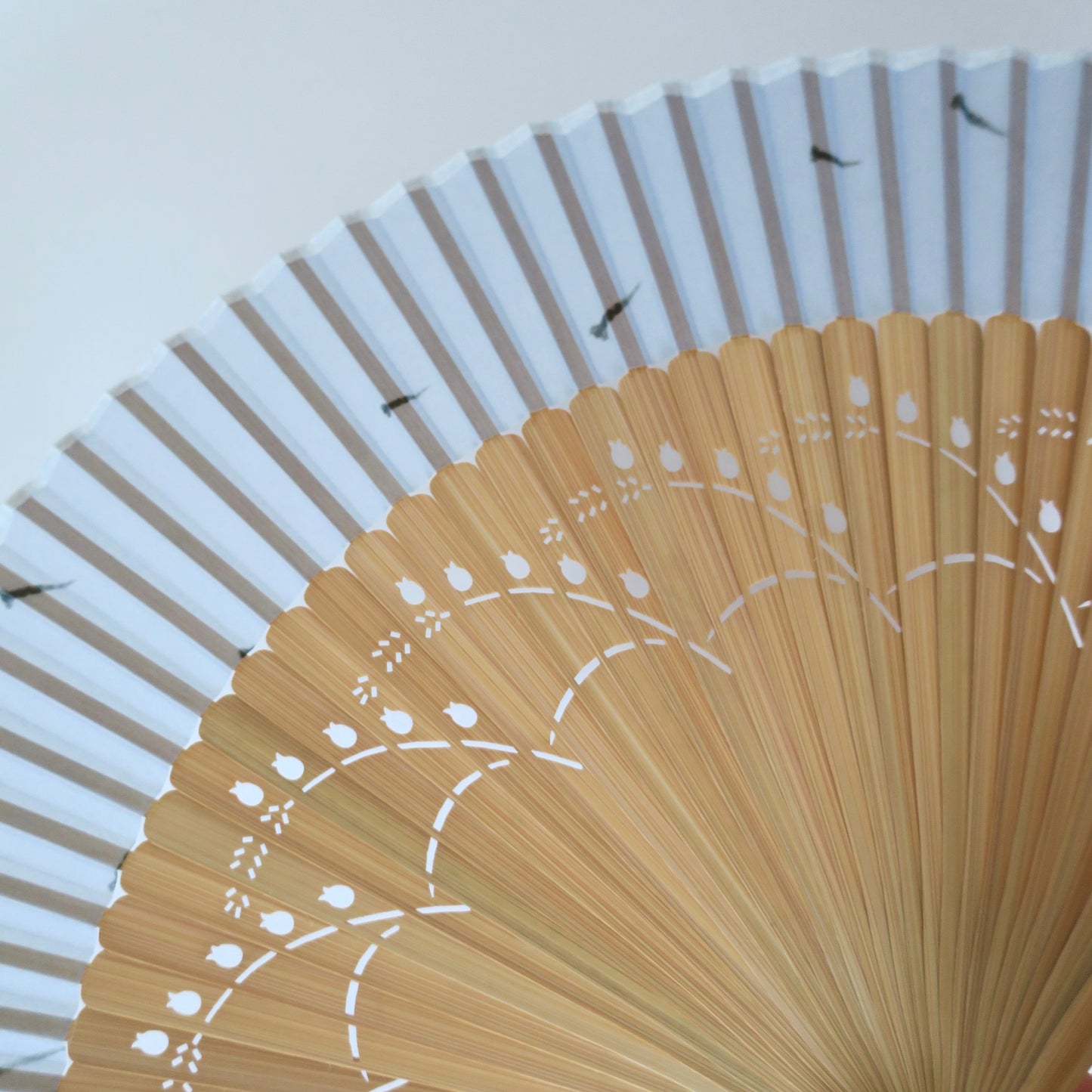 New Folding Fan - Blue fish