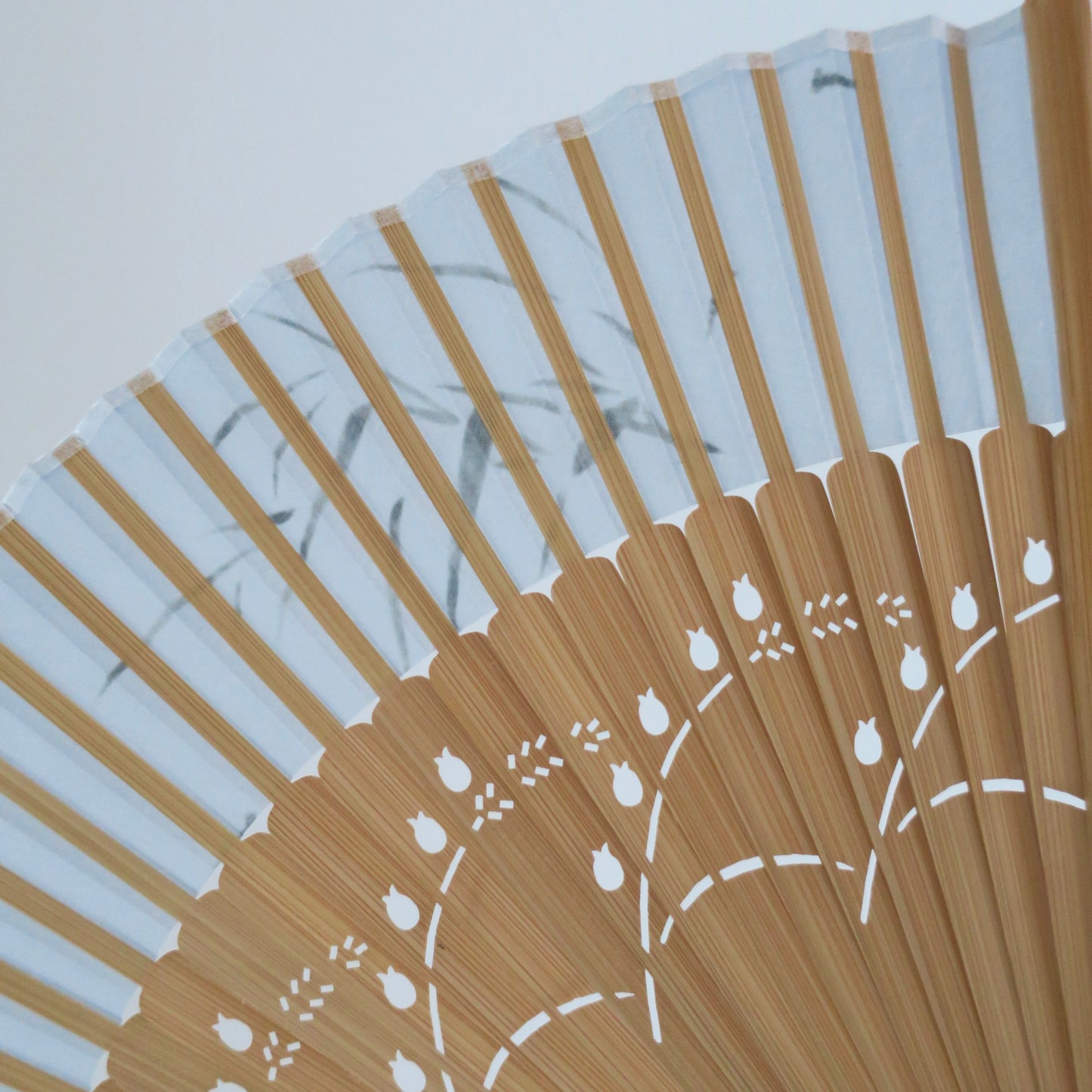 New Folding Fan - Blue fish