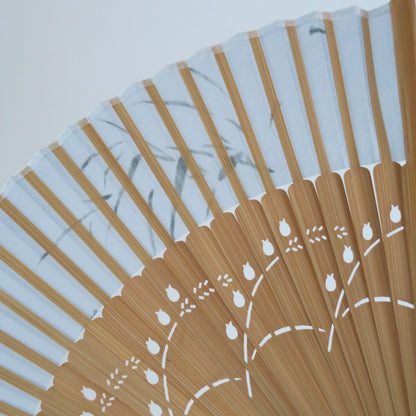 New Folding Fan - Blue fish
