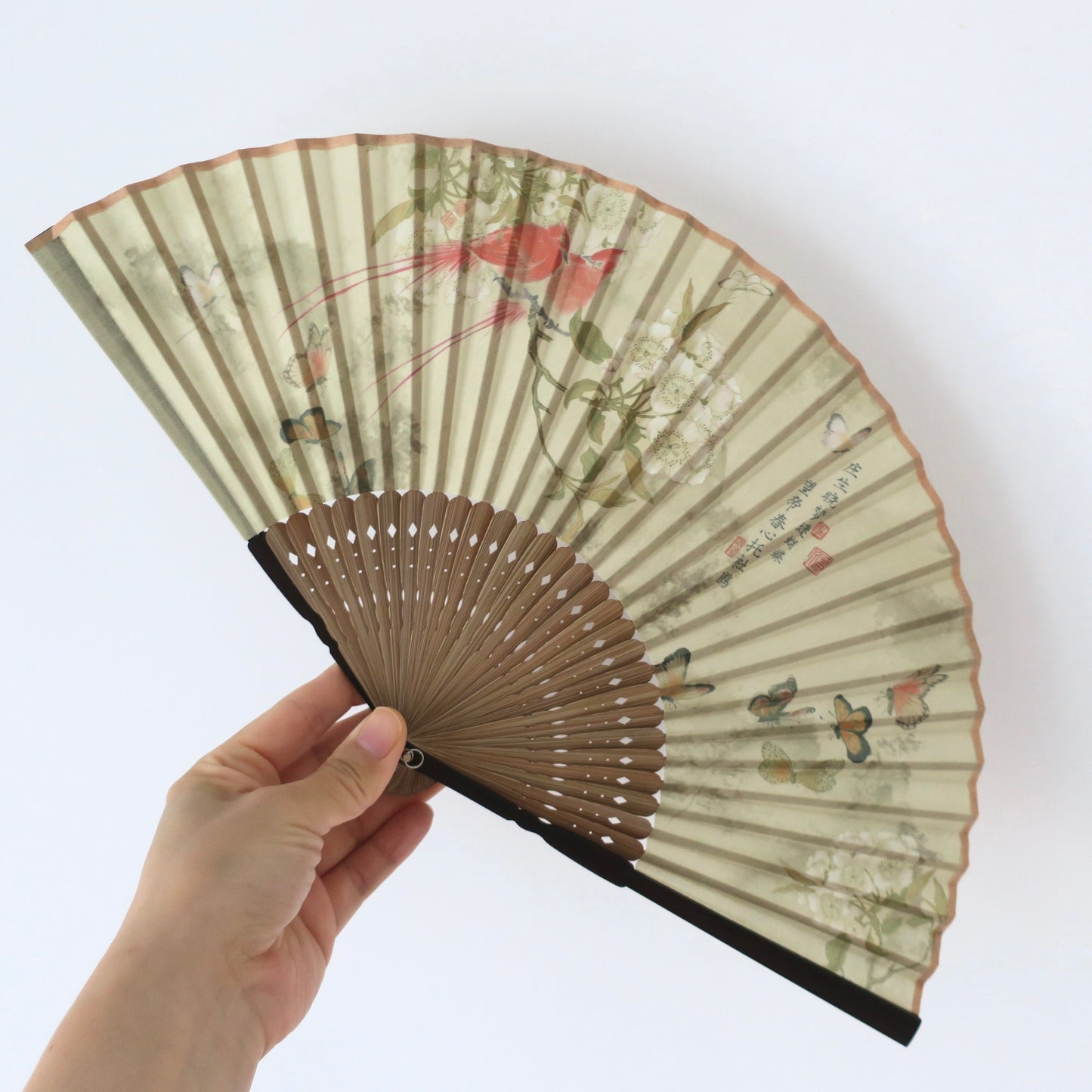 Nuevo ventilador plegable - Verde degradado 