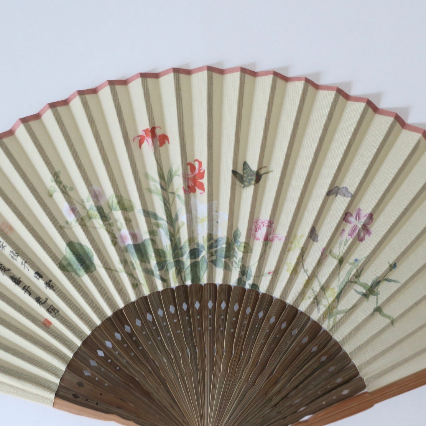 Nuevo ventilador plegable - Verde degradado 