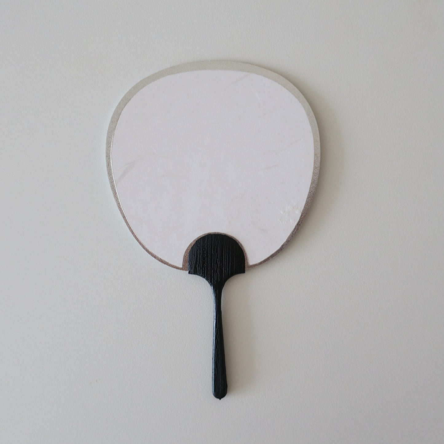 Small Uchiwa Fan Greeting Card -Lily
