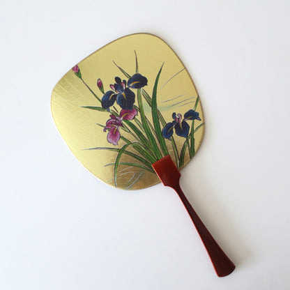 Carte de vœux pour fan d'Uchiwa - Prunier en fleurs 