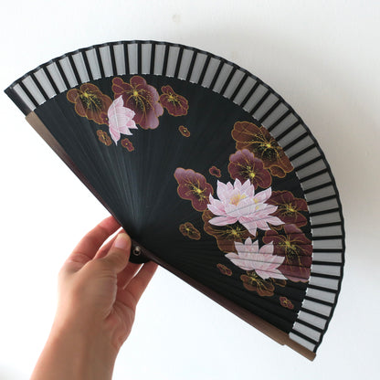 New Folding Fan - Water lily