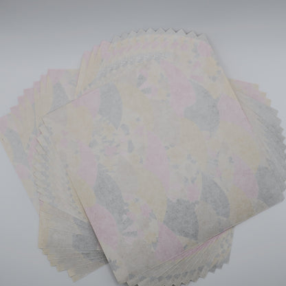 Pack of 20 Sheets 14x14cm Yuzen Washi Origami Paper HZ-538 - Waves at Sunset
