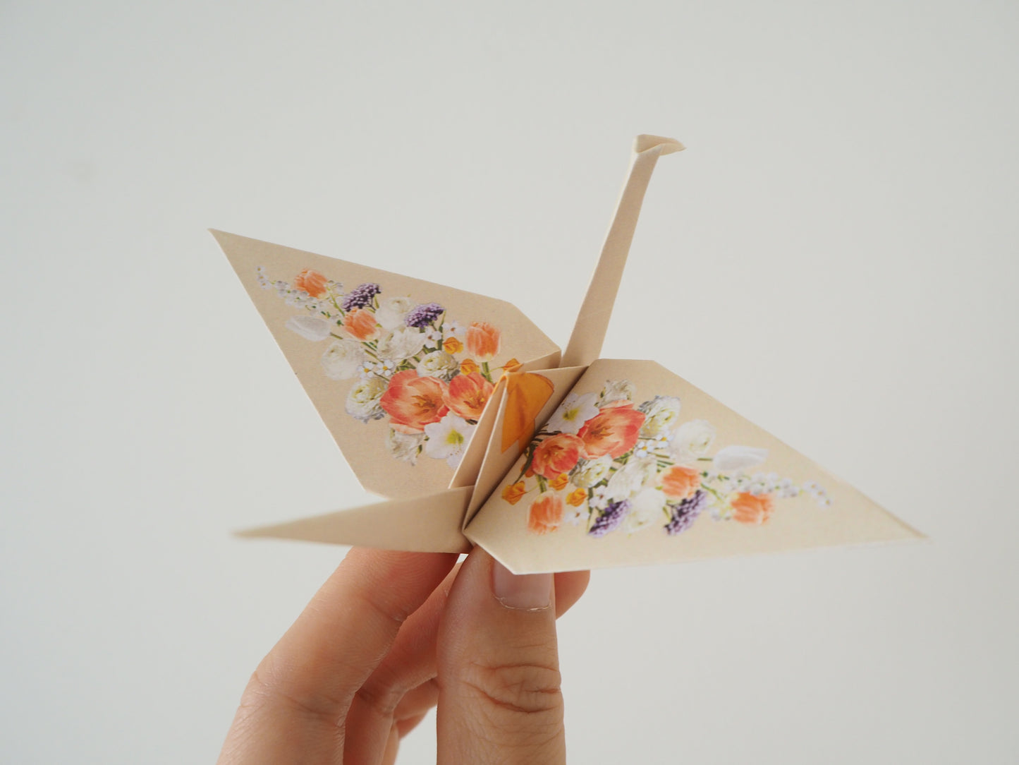 Pack of 12 Flower Origami Cranes