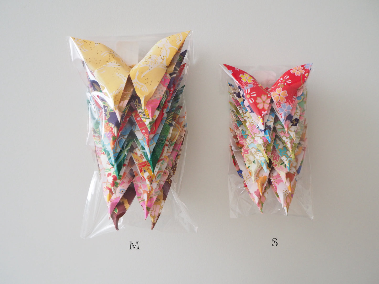 Pack of 10 Origami Paper Butterflies - Medium
