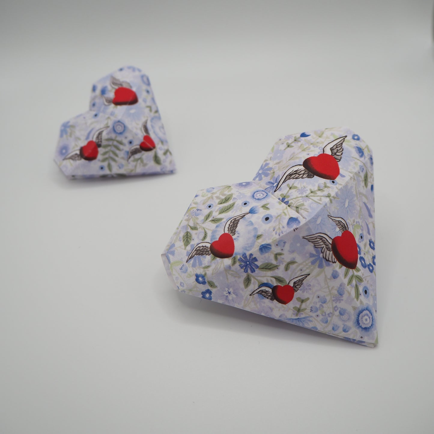 Love Box DIY Origami Paper Set, 15x15cm & 21x21cm