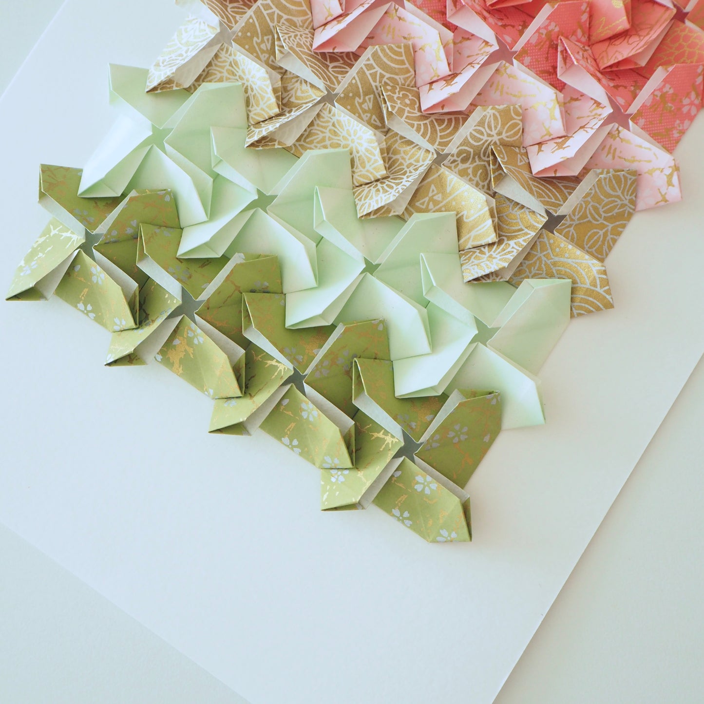 Origami Windmill Tiles Artwork - Candy