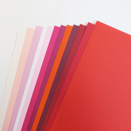 Toyo Tant Paper, 12 couleurs de papier origami sur le thème rouge, 35x35cm