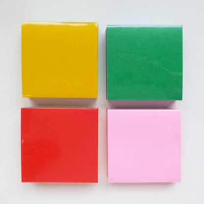 Origami Cranes Paper Kit, 20 colours, 7.5×7.5cm