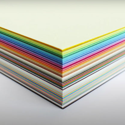 Paquete de papel para origami Toyo Tant multicolor de 200 hojas 15x15cm 