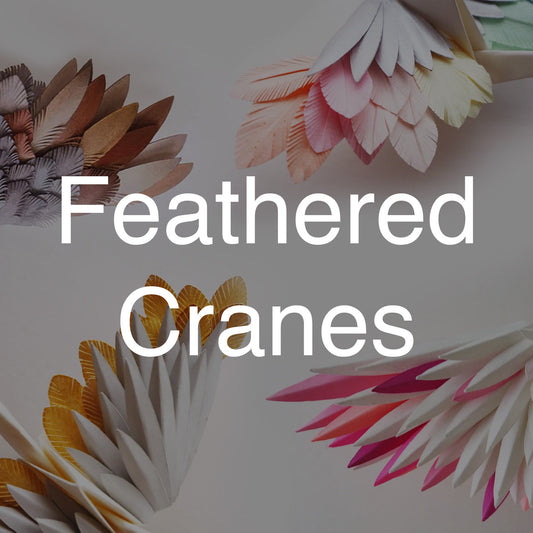 Feathered Cranes Origami Worksop