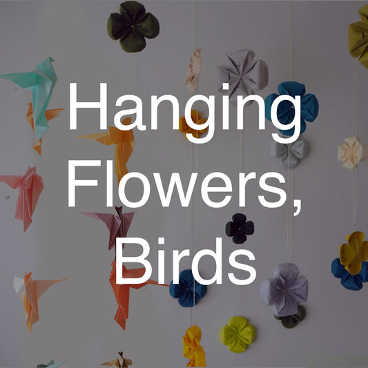 Hanging Flowers and Birds Origami Workshop