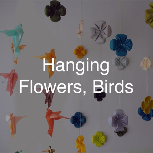 Hanging Flowers and Birds Origami Workshop