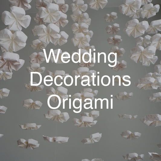 Wedding Decorations Origami Workshop