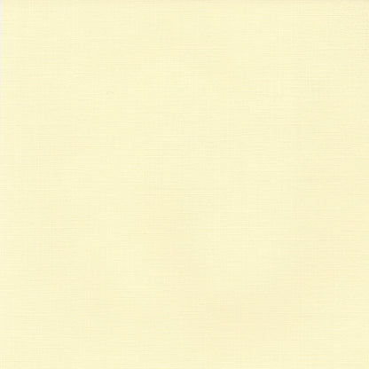 Pack of 20 Sheets 14x14cm Textured Linen Paper - Light Yellow - washi paper - Lavender Home London