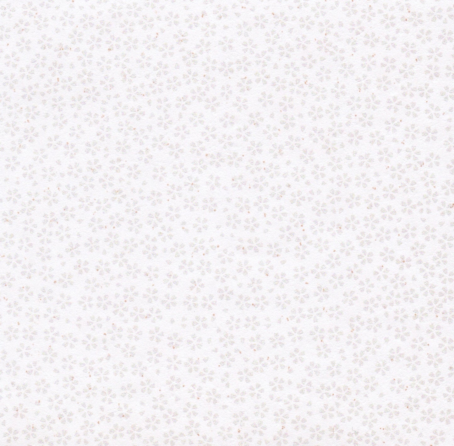 Pack of 20 Sheets 14x14cm Yuzen Washi Origami Paper HZ-349 - Small Silver Cherry Blossom - washi paper - Lavender Home London