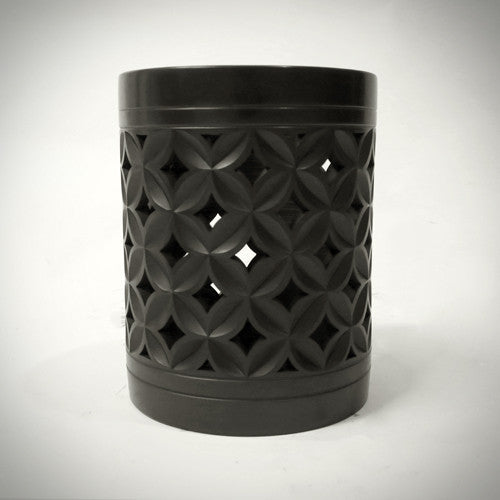 Traditional Chinese Handcrafted Black Clay - Brush Pot - Ancient coins - Homeware - Lavender Home London