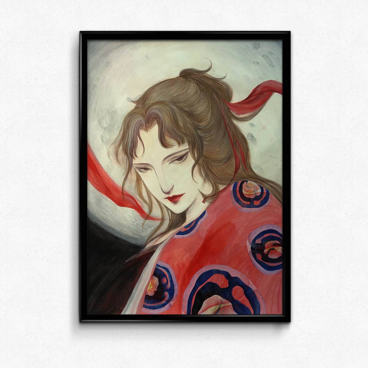 Guardian Spirits Collection Original Art Print - Princess Kaguya - Print - Lavender Home London