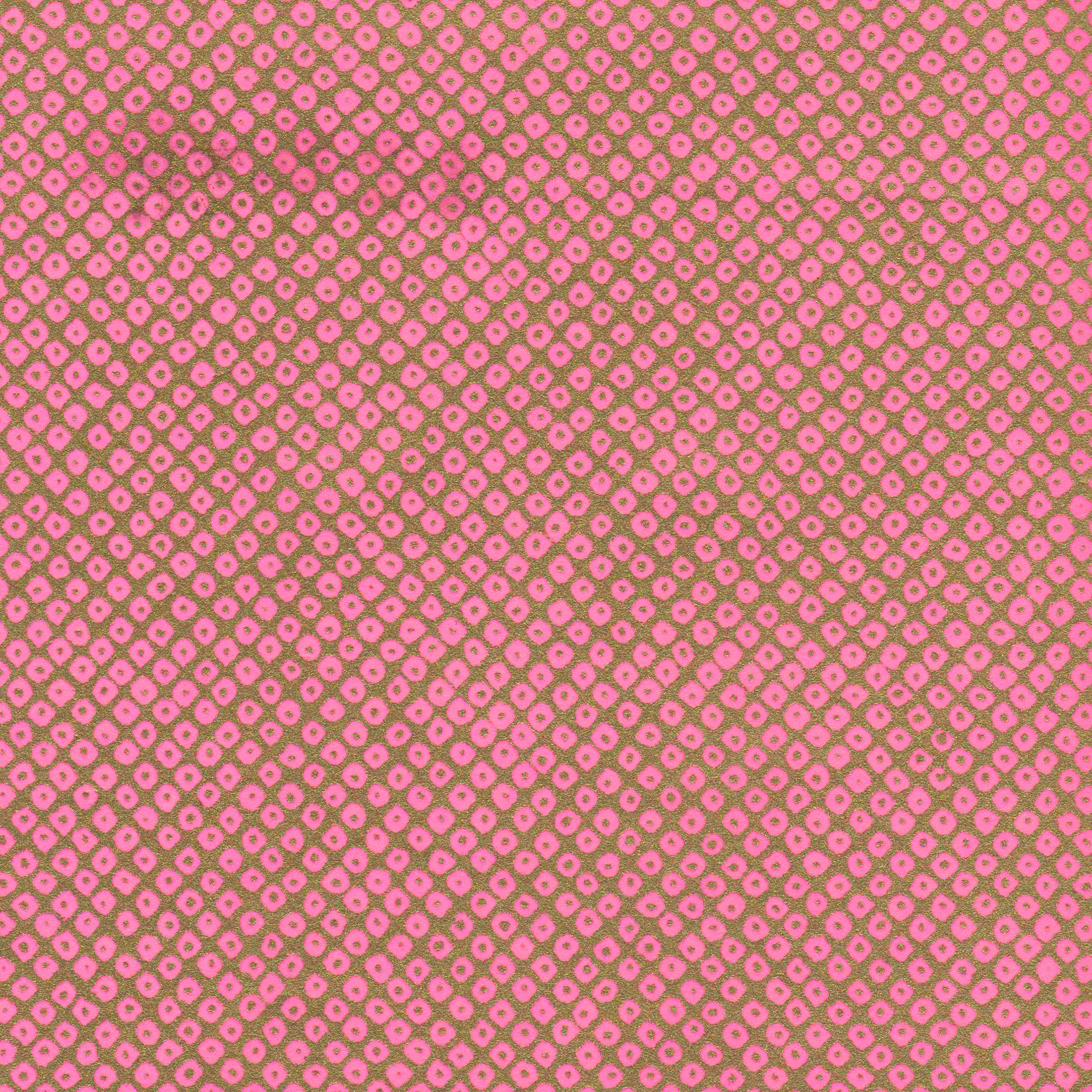 Yuzen Washi Wrapping Paper HZ-021 - Deer's Spots Pink Gold - washi paper - Lavender Home London