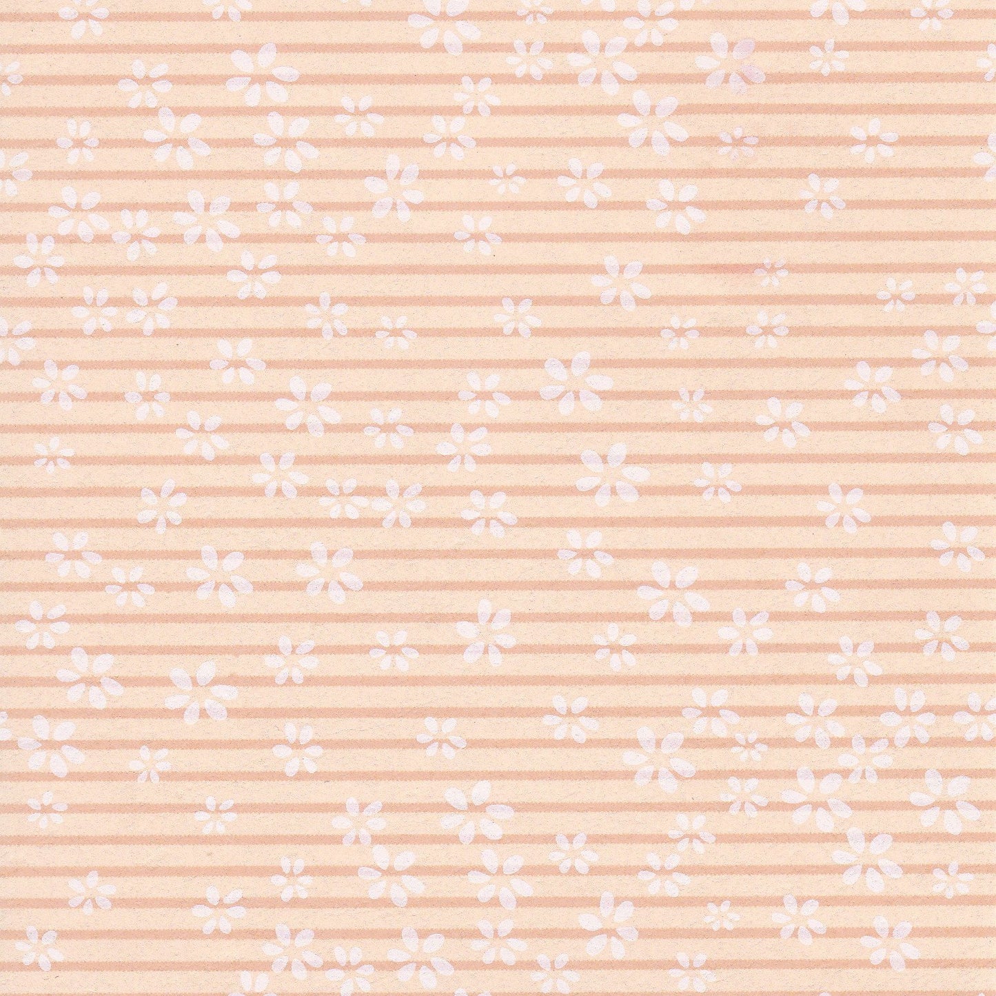 Pack of 20 Sheets 14x14cm Yuzen Washi Origami Paper HZ-120 - Cherry Blossom Orange Stripes - washi paper - Lavender Home London