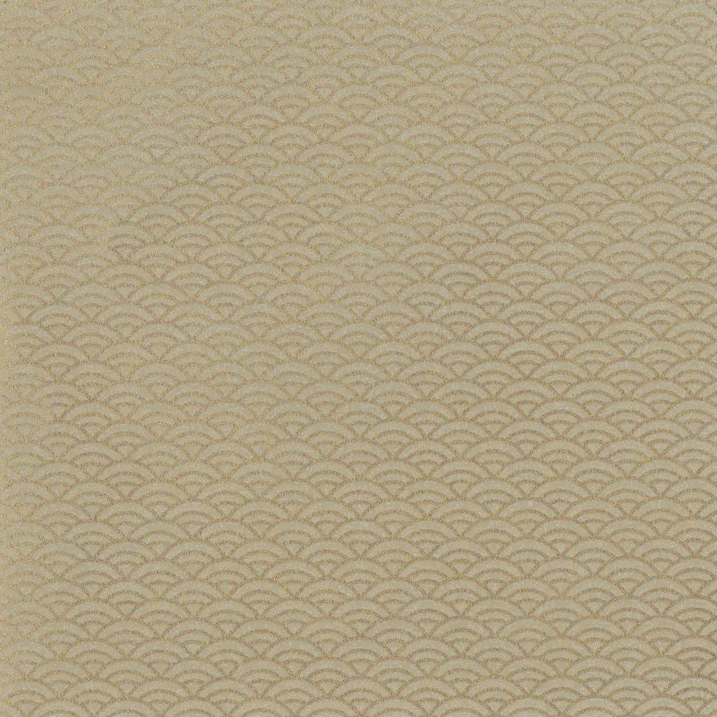 Pack of 20 Sheets 14x14cm Yuzen Washi Origami Paper HZ-287 - Gold Sea Waves - washi paper - Lavender Home London