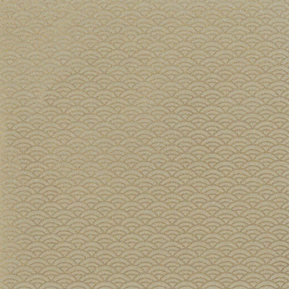 Pack of 20 Sheets 14x14cm Yuzen Washi Origami Paper HZ-287 - Gold Sea Waves - washi paper - Lavender Home London