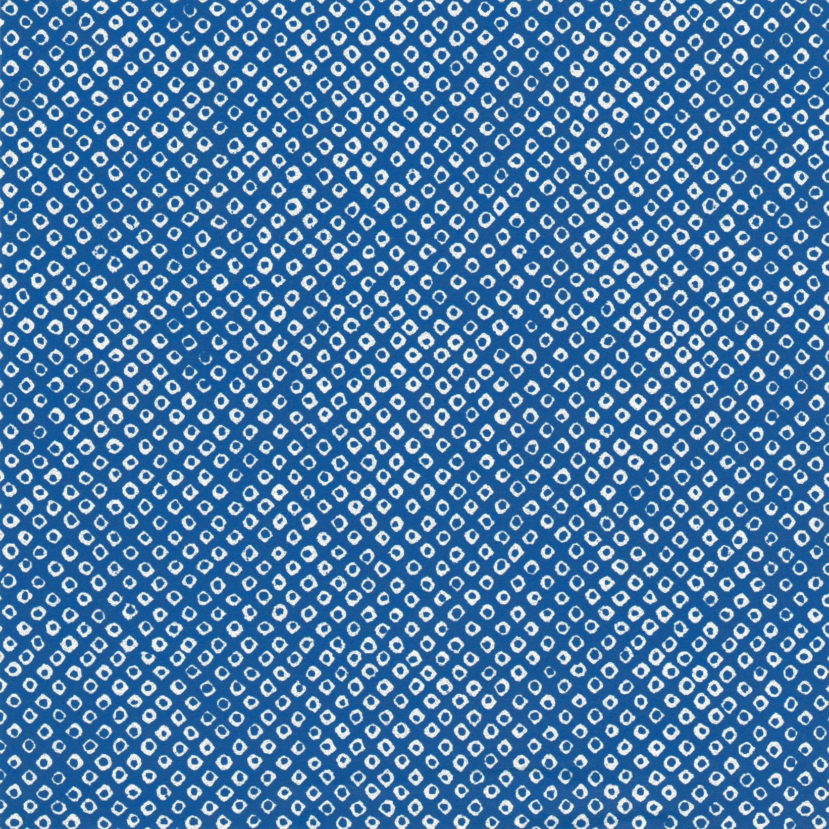 Pack of 20 Sheets 14x14cm Yuzen Washi Origami Paper HZ-352 - Deer's Spots Blue - washi paper - Lavender Home London