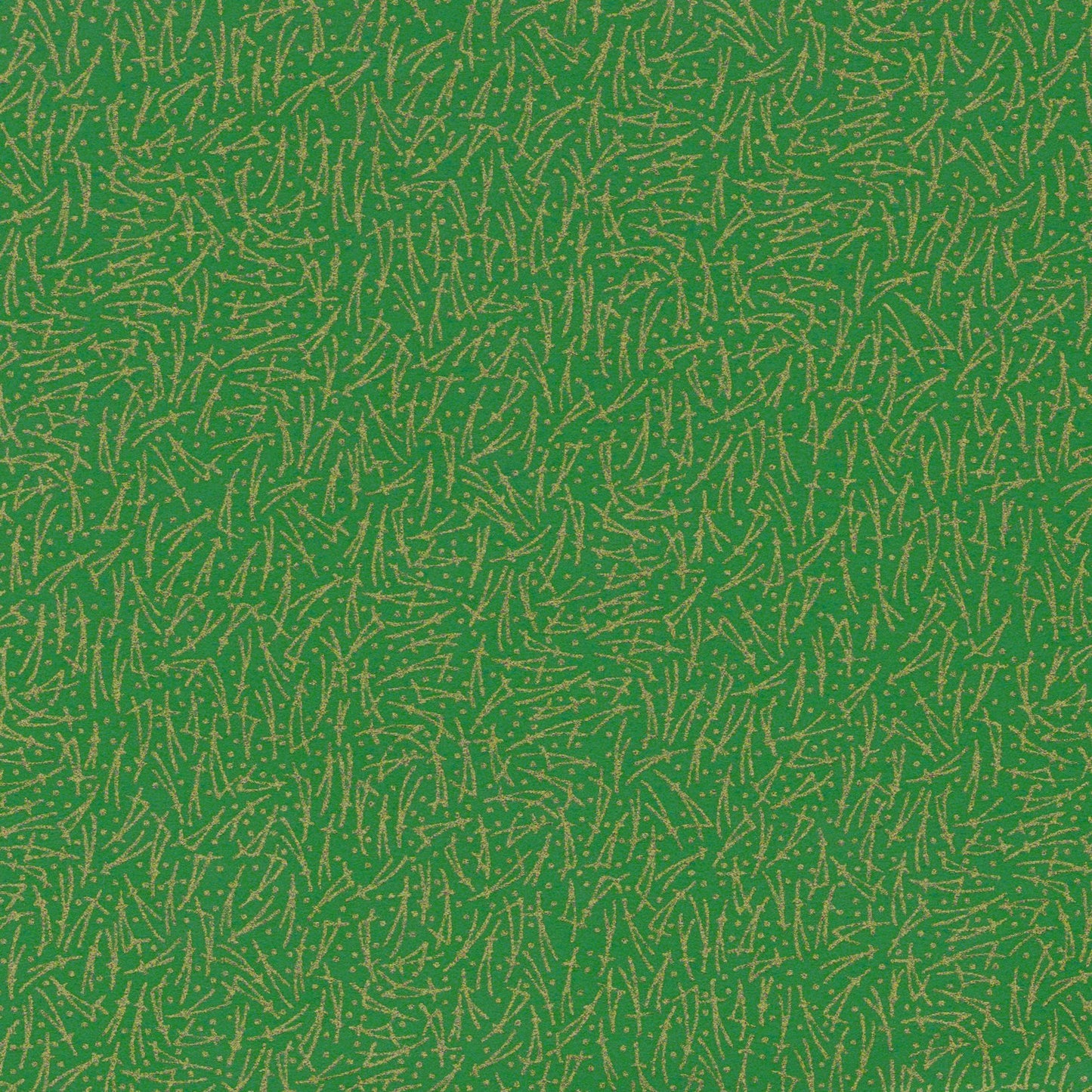 Pack of 20 Sheets 14x14cm Yuzen Washi Origami Paper HZ-376 - Spreading Pine Needles Green - washi paper - Lavender Home London