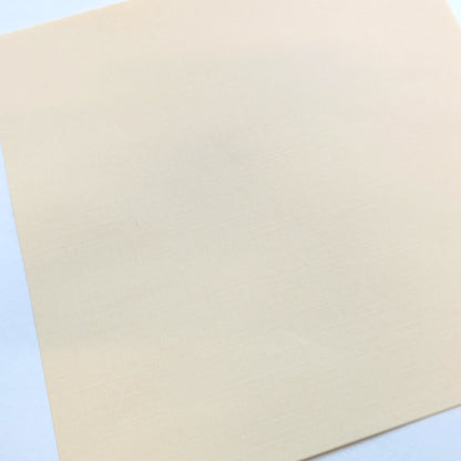 Pack of 20 Sheets 14x14cm Textured Linen Paper - Peanut Butter - washi paper - Lavender Home London