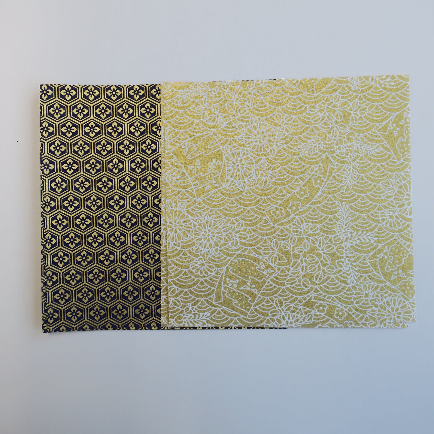 20 Sheets Geometric Patterned Pack 1 Yuzen Washi Origami Paper 14x14cm