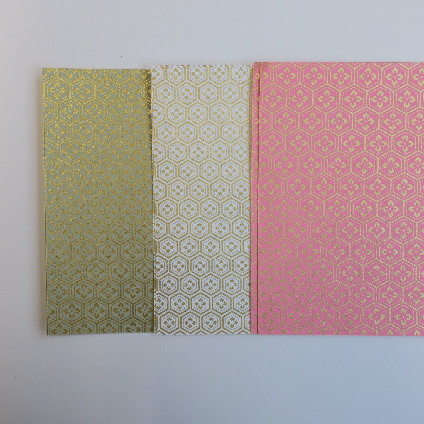 20 Sheets Geometric Patterned Pack 2 Yuzen Washi Origami Paper 14x14cm