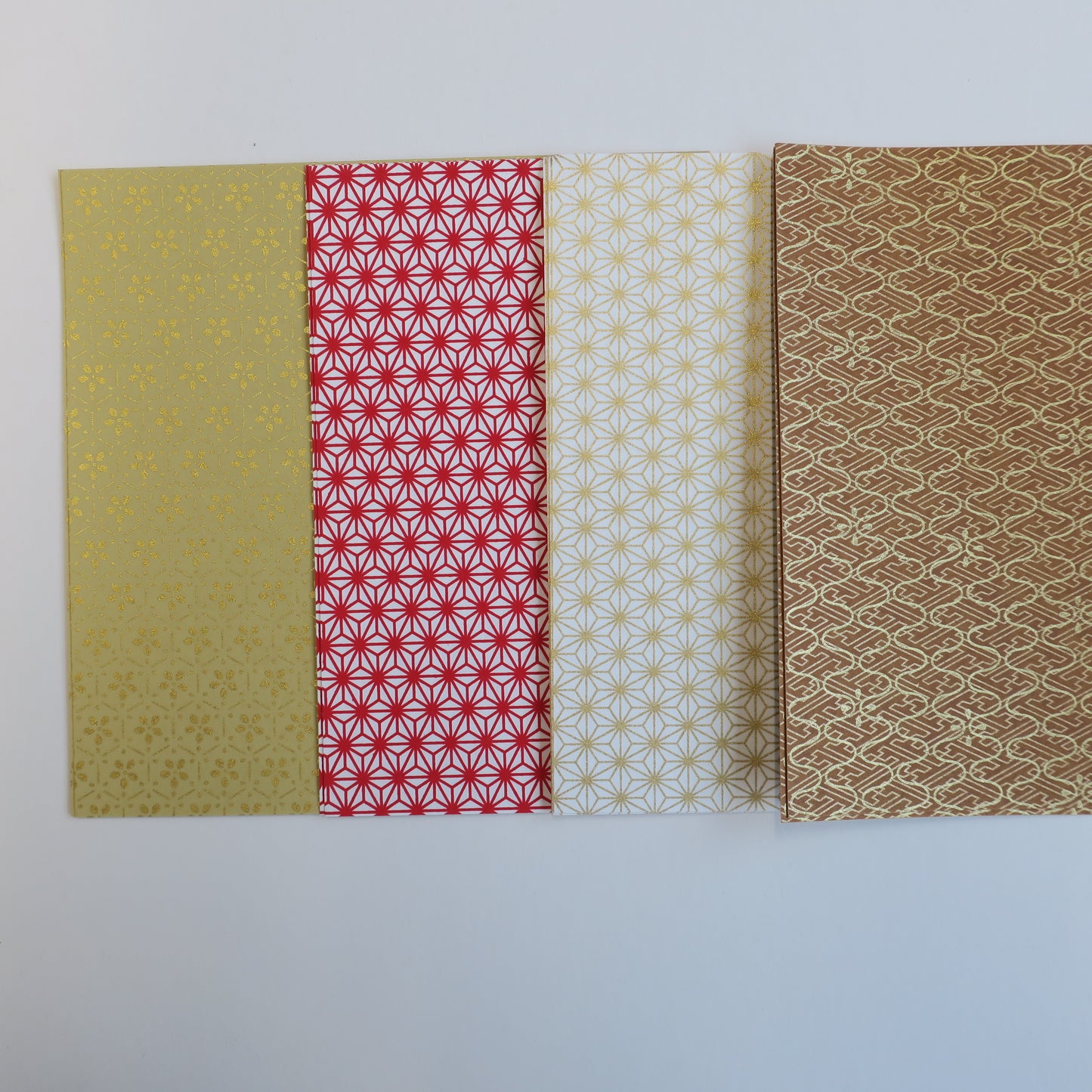 20 Sheets Geometric Patterned Pack 2 Yuzen Washi Origami Paper 14x14cm
