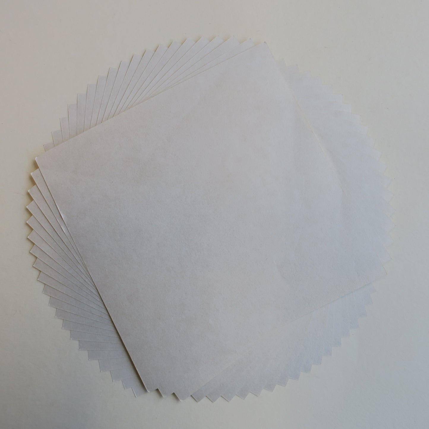 Pack of 20 Sheets 14x14cm Yuzen Washi Origami Paper HZ-265 - Small Cherry Blossom Ocher
