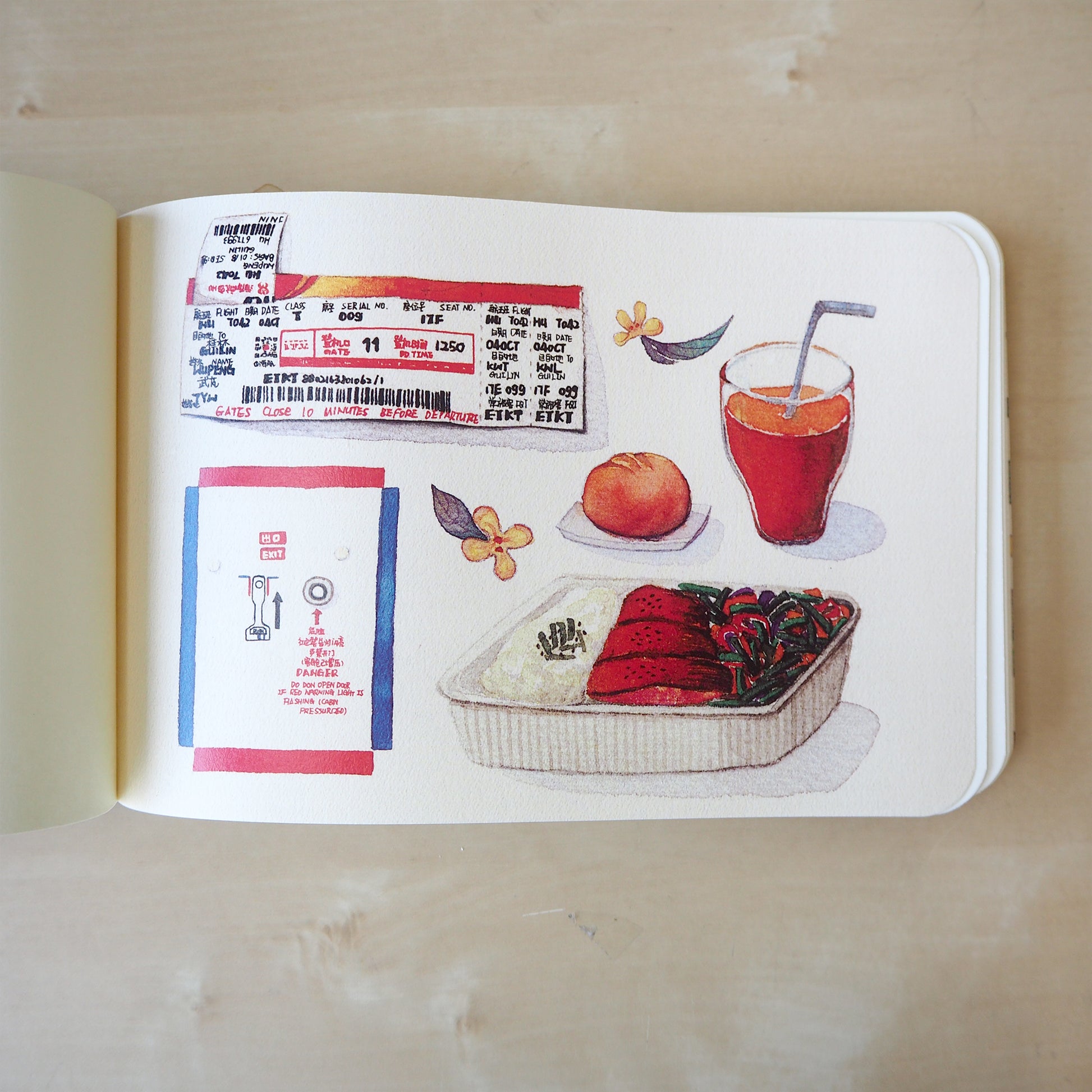 Lush Guilin Sketchbook - Food - Stationery - Lavender Home London