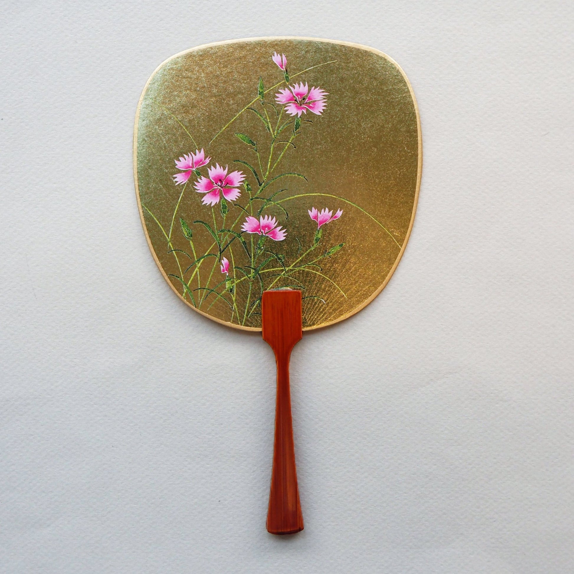 Uchiwa-fan Greeting Card - Dianthus Superbus - Cards - Lavender Home London