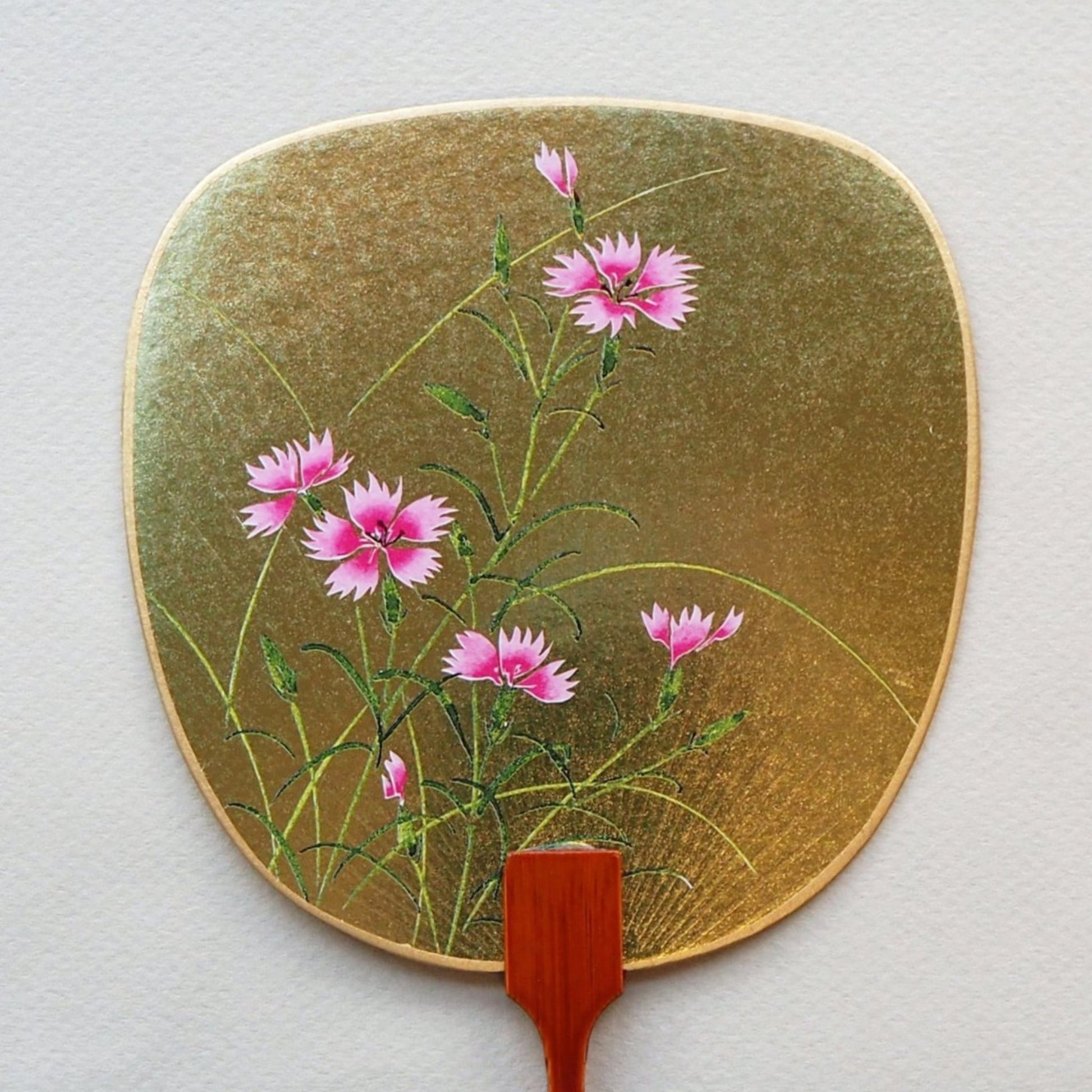 Uchiwa-fan Greeting Card - Dianthus Superbus - Cards - Lavender Home London