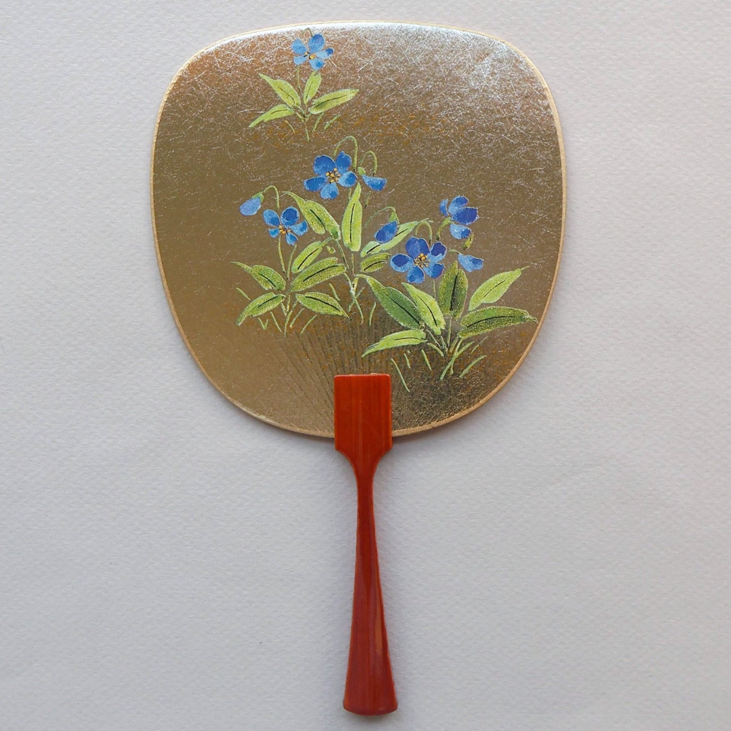 Uchiwa-fan Greeting Card - Blue Violets - Cards - Lavender Home London