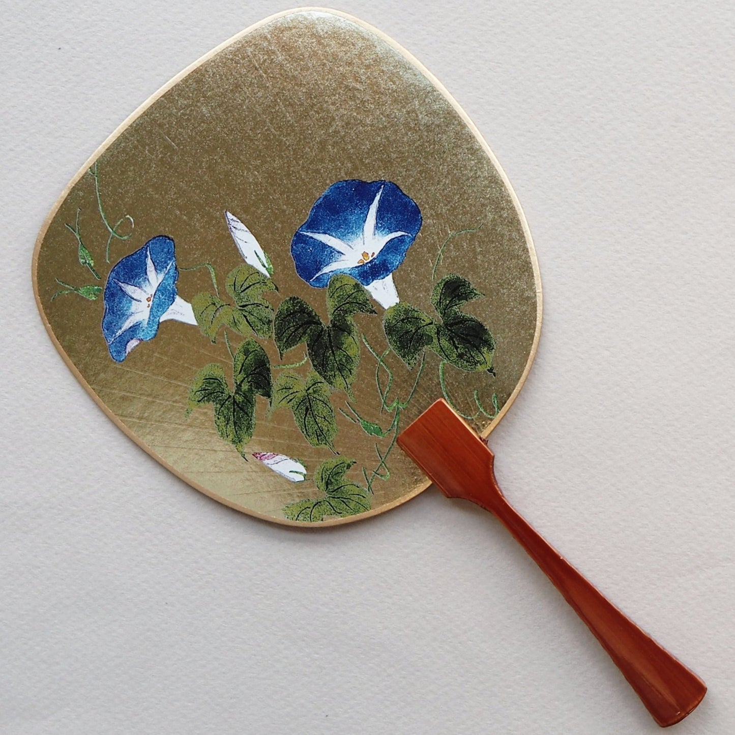 Uchiwa-fan Greeting Card - Morning Glory - Cards - Lavender Home London