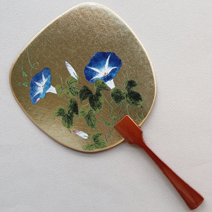 Uchiwa-fan Greeting Card - Morning Glory - Cards - Lavender Home London
